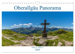 Cover-Bild zum Titel 'Oberallgäu Panorama (Wandkalender 2026 DIN A4 quer), CALVENDO Monatskalender' von 'Walter G. Allgöwer'