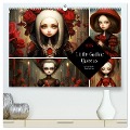 Little Gothic Queens. Surrealistische Illustrationen (hochwertiger Premium Wandkalender 2025 DIN A2 quer), Kunstdruck in Hochglanz - Rose Hurley