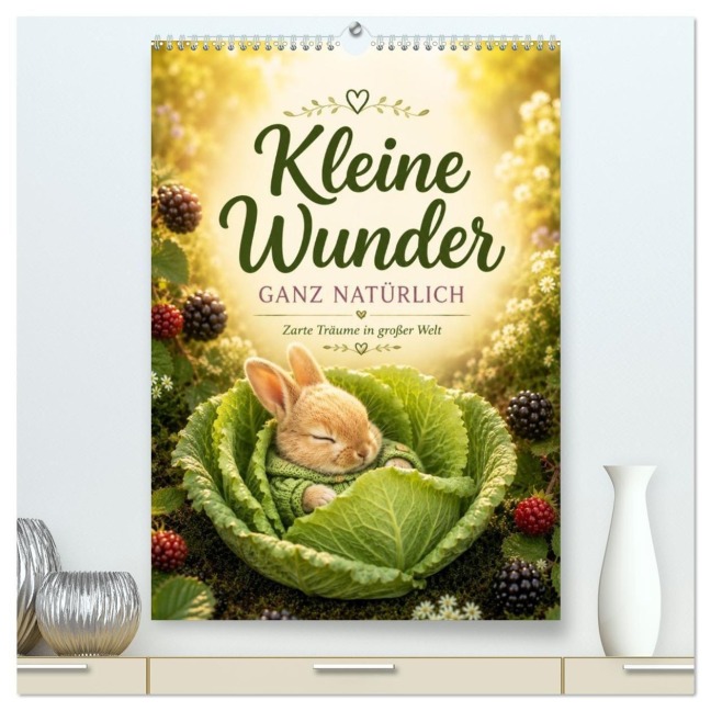 Kleine Wunder GANZ NATÜRLICH (hochwertiger Premium Wandkalender 2027 DIN A2 hoch), Kunstdruck in Hochglanz - Sonja Hofmann