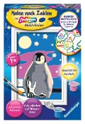 Ravensburger Malen nach Zahlen 28775 - Kleiner Pinguin - Kinder ab 7 Jahren - 