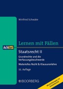 Cover-Bild zum Titel 'Staatsrecht II' von 'Winfried Schwabe'
