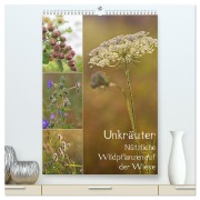 Cover-Bild zum Titel 'Unkräuter - Nützliche Wildpflanzen auf der Wiese (hochwertiger Premium Wandkalender 2026 DIN A2 hoch), Kunstdruck in Hochglanz' von 'Drachenkind-Fotografie Drachenkind-Fotografie'