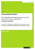 Cover-Bild zum Titel 'Die lexikalischen Entlehnungen aus dem Deutschen in der polnischen Studentensprache' von 'Justyna Wieczorek-Hecker'
