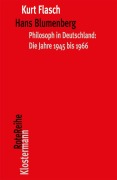 Cover-Bild zum Titel 'Hans Blumenberg' von 'Kurt Flasch'