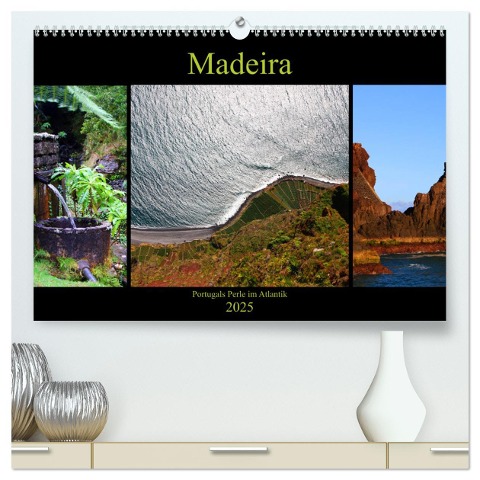 Madeira - Portugals Perle im Atlantik (hochwertiger Premium Wandkalender 2025 DIN A2 quer), Kunstdruck in Hochglanz - Helene Seidl
