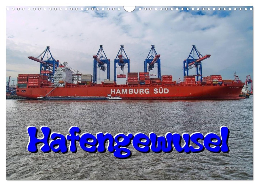 Hafengewusel (Wandkalender 2026 DIN A3 quer), CALVENDO Monatskalender - Peter Morgenroth (Petmo)