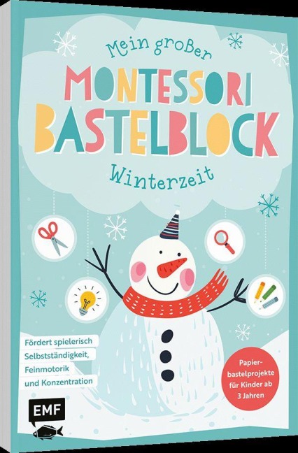 Mein großer Montessori-Bastelblock - Winterzeit - 