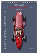 Cover-Bild zum Titel 'Legenden des Rennsports, Historic Grand Prix Cars 1925-1960 (Tischkalender 2027 DIN A5 hoch), CALVENDO Monatskalender' von 'Bernhard Schmerl'