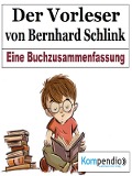 Cover-Bild zum Titel 'Der Vorleser von Bernhard Schlink' von 'Alessandro Dallmann'