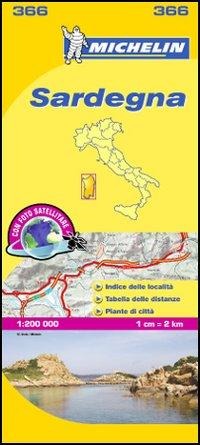 Sardinia - Michelin Local Map 366 - Michelin