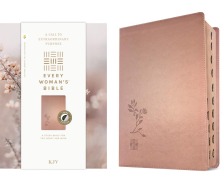 Cover-Bild zum Titel 'KJV Every Woman's Bible, Filament Enabled (Leatherlike, Rose Gold, Indexed, Red Letter)' von ''