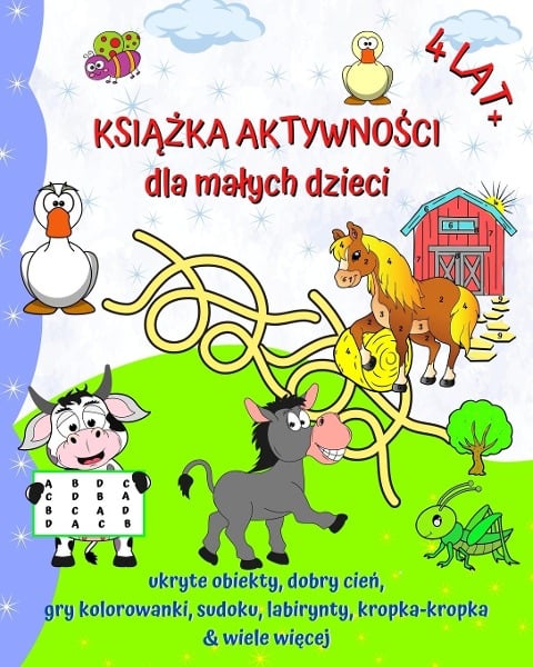 Książka Aktywności dla malych dzieci 4 lat+ - Maryan Ben Kim