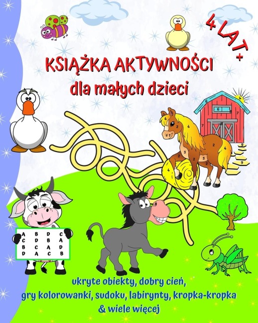 Książka Aktywności dla malych dzieci 4 lat+ - Maryan Ben Kim