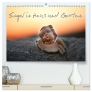 Cover-Bild zum Titel 'Engel in Haus und Garten (hochwertiger Premium Wandkalender 2026 DIN A2 quer), Kunstdruck in Hochglanz' von 'Sophie Tiller'