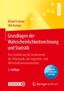Cover-Bild zum Titel 'Grundlagen der Wahrscheinlichkeitsrechnung und Statistik' von 'Udo Kamps, Erhard Cramer'