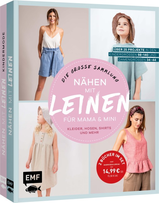 Nähen mit Leinen für Mama und Mini - die große Sammlung mit über 25 Projekten - Julia Feichtinger, Tatiana Anninskaia