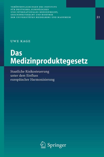 Das Medizinproduktegesetz - Uwe Kage