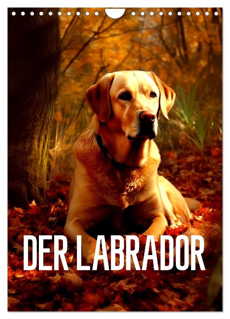 Der Labrador (Wandkalender 2025 DIN A4 hoch), CALVENDO Monatskalender - Tim Alberts