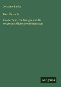 Cover-Bild zum Titel 'Der Mensch' von 'Johannes Ranke'