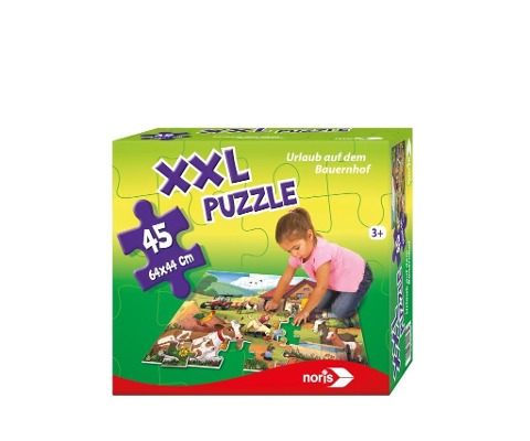 XXL Puzzle Urlaub auf dem Bauernhof. 45 Teile - 