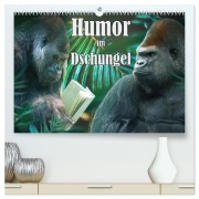 Cover-Bild zum Titel 'Humor im Dschungel (hochwertiger Premium Wandkalender 2026 DIN A2 quer), Kunstdruck in Hochglanz' von 'Liselotte Brunner-Klaus'