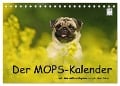 Der MOPS-Kalender (Tischkalender 2024 DIN A5 quer), CALVENDO Monatskalender - Kathrin Köntopp