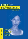 Cover-Bild zum Titel 'Kunst - Art von Yasmina Reza. Textanalyse und Interpretation.' von 'Yasmina Reza'