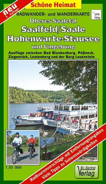 Oberes Saaletal, Saalfeld, Hohenwartetalsperre und Umgebung 1 : 35 000 - 