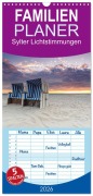 Cover-Bild zum Titel 'Familienplaner 2026 - Sylter Lichtstimmungen mit 5 Spalten (Wandkalender, 21 x 45 cm) CALVENDO' von 'Nordbilder Nordbilder'