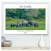 Cover-Bild zum Titel 'Sri Lanka, Grüne Berge - unberührte Natur (hochwertiger Premium Wandkalender 2026 DIN A2 quer), Kunstdruck in Hochglanz' von 'Herbert Böck'