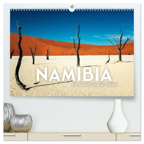 Namibia - Ein Paradies auf Erden. (hochwertiger Premium Wandkalender 2025 DIN A2 quer), Kunstdruck in Hochglanz - Sf Sf