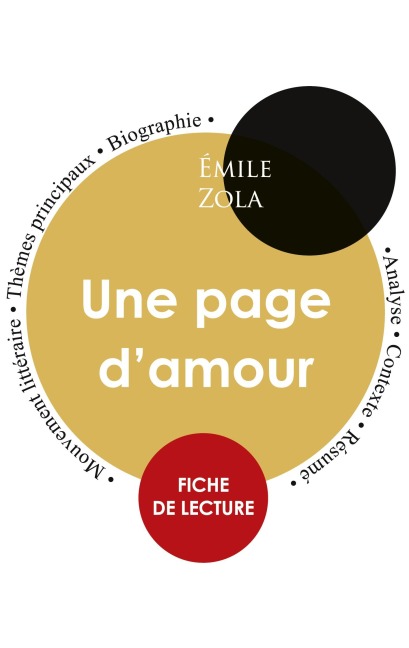 Fiche de lecture Une page d'amour (Étude intégrale) - Émile Zola