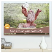 Cover-Bild zum Titel 'Die Trolle von Gamleby - Schweden - Skulpturen von Jan Pol (hochwertiger Premium Wandkalender 2026 DIN A2 quer), Kunstdruck in Hochglanz' von 'Sonja Teßen'
