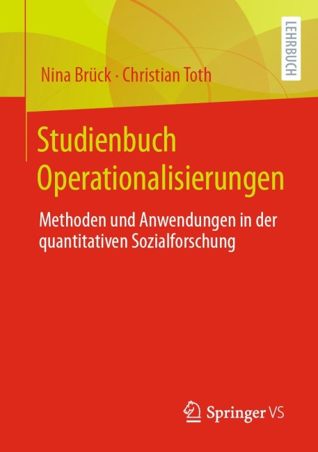 Studienbuch Operationalisierungen - Christian Toth, Nina Brück