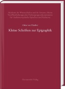 Cover-Bild zum Titel 'Kleine Schriften zur Epigraphik' von 'Oskar von Hinüber'