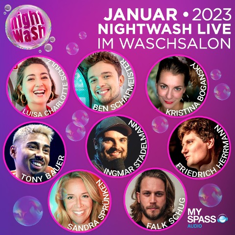 NightWash Live, Januar 2023 - Tony Bauer, Kristina Bogansky, Friedrich Herrmann, Ben Schafmeister, Falk Schug