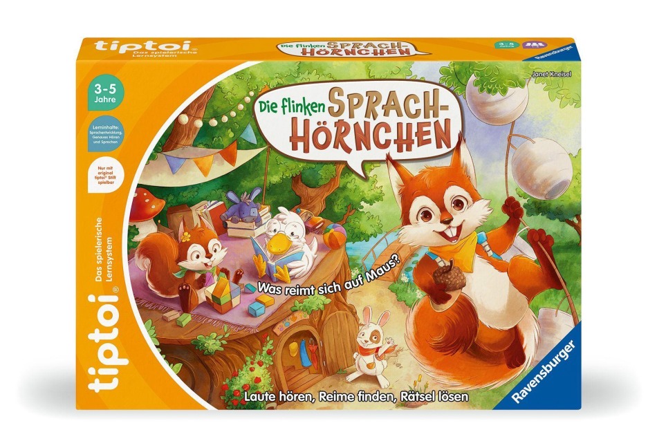tiptoi® Die flinken Sprach-Hörnchen - ab 3 Jahre - Janet Kneisel