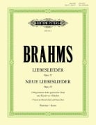 Cover-Bild zum Titel 'Liebeslieder / Neue Liebeslieder op. 52 / 65' von 'Johannes Brahms, Georg Friedrich Daumer'