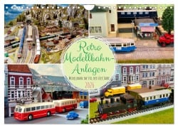 Cover-Bild zum Titel 'Retro Modellbahnanlagen (Wandkalender 2026 DIN A4 quer), CALVENDO Monatskalender' von 'Kph der Wäldenbronner'