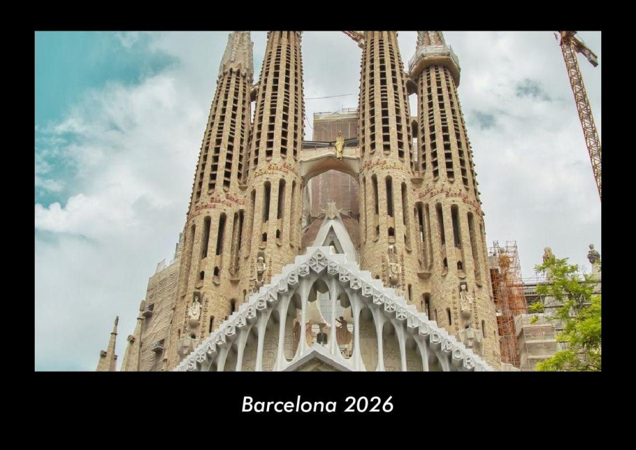Barcelona 2026 Fotokalender DIN A3 - Tobias Becker