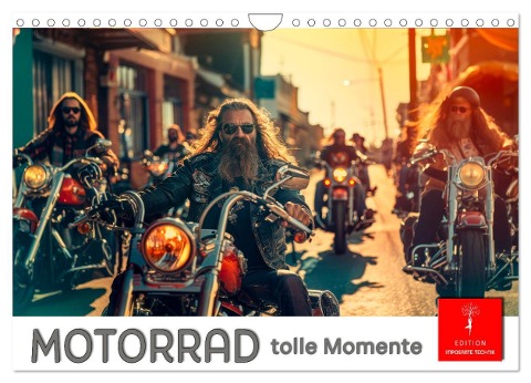 Motorrad tolle Momente (Wandkalender 2025 DIN A4 quer), CALVENDO Monatskalender - Peter Roder