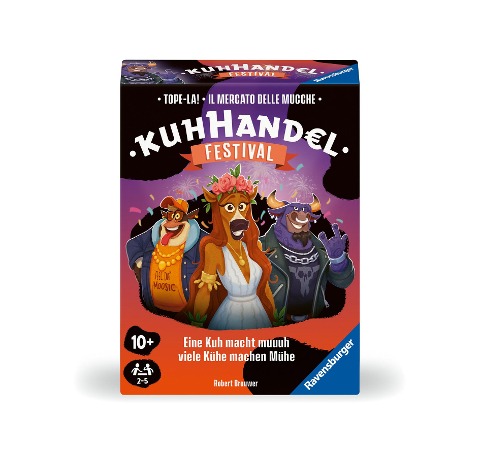 Kuhhandel - Festival - Kartenspiel ab 10 Jahre - Robert Brouwer, Rüdiger Koltze