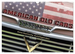 Cover-Bild zum Titel 'American Old Cars - Amerikanische Autolegenden (Wandkalender 2026 DIN A3 quer), CALVENDO Monatskalender' von 'Doris Metternich'