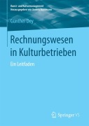 Cover-Bild zum Titel 'Rechnungswesen in Kulturbetrieben' von 'Günther Dey'