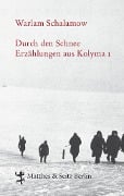Cover-Bild zum Titel 'Durch den Schnee' von 'Warlam Schalamow'