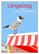 Cover-Bild zum Titel 'Langeoog - eine Trauminsel (Tischkalender 2026 DIN A5 hoch), CALVENDO Monatskalender' von 'Nina Schwarze'