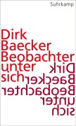 Cover-Bild zum Titel 'Beobachter unter sich' von 'Dirk Baecker'