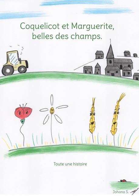 Coquelicot et Marguerite, belles des champs. - Johana S.