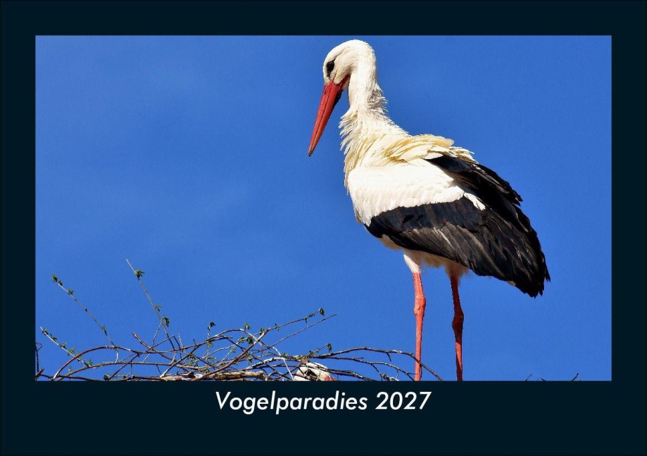 Vogelparadies 2027 Fotokalender DIN A5 - Tobias Schmitt, Kevin Heber