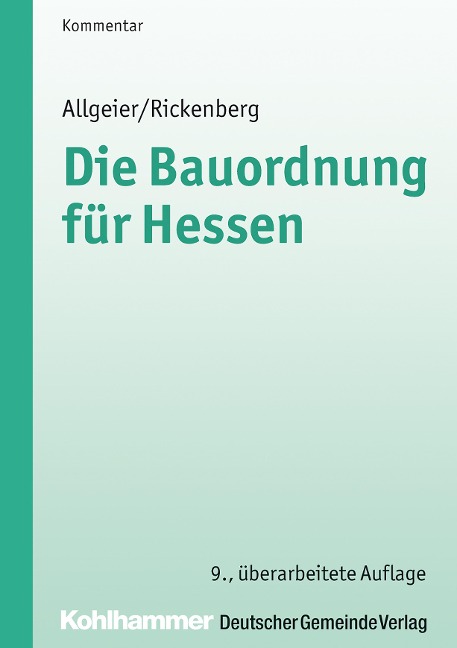 Die Bauordnung für Hessen - Erich Allgeier